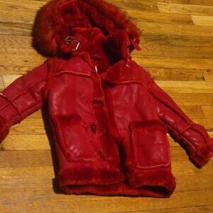 Jordan Craig faux Sherling red